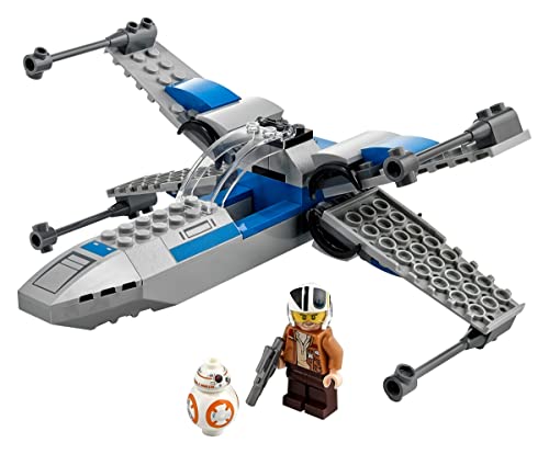 LEGO 75297 Star Wars ala-X de la Resistencia, Nave Espacial de Juguete con Mini Figuras de BB-8 y más para Niños de 4 años