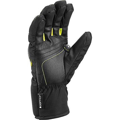 LEKI Guantes Infantiles Worldcup S, Color Negro, Talla 5