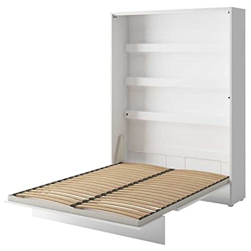 LENART Bed Concept - Cama plegable vertical (90 x 200 cm), color blanco