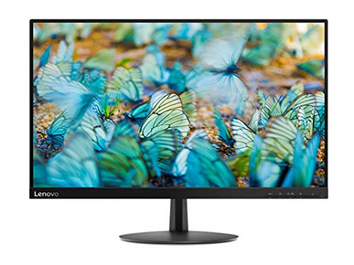 Lenovo L24e Monitor de 23,8" (Pantalla FullHD, 1920 x 1080 Pixeles, tiempo de respuesta de hasta 6ms, VGA + HDMI, contraste 1000:1) negro