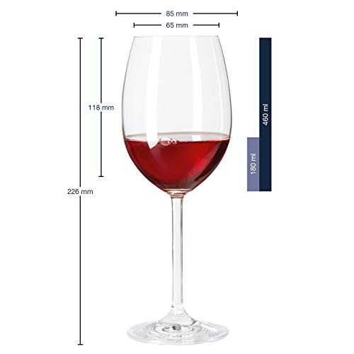 Leonardo XL - Juego de 2 copas de vino - Good Day Bad Day Don't Even Ask - Regalo de cumpleaños - Regalos divertidos - Adecuado como copas de vino blanco copas de vino tinto, regalo original