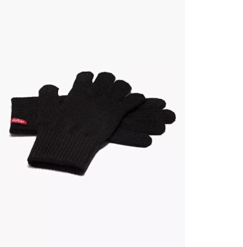 Levi's Ben Touch Screen Gloves, Guantes Hombre, Negro (Black), Small