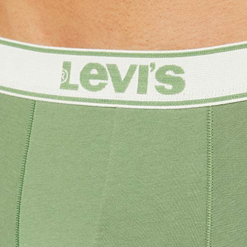 Levi's Men's Vintage Heather Boxers (2 Pack) Calzoncillos, verde, L (Pack de 2) para Hombre