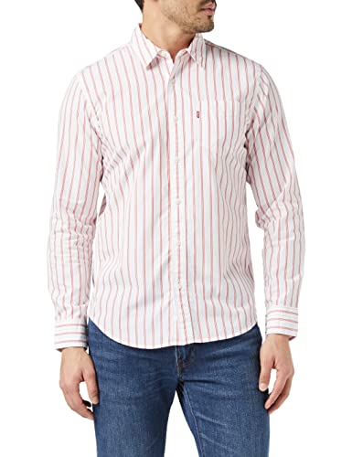 Levi's Sunset 1 Pocket Standard Camisa, Riverton Red Clay, L para Hombre