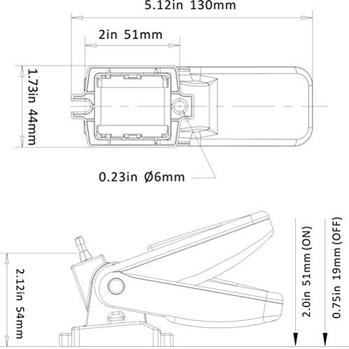 LIGHTEU, LIGHTEU DC 12V / 20A Interruptor de Flotador para Bomba de achique Bomba de Bomba de Agua Sumergible