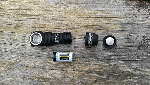 Linterna frontal LED Armytek Elf C1 blanco cálido Multifunción Recargable por Micro USB + Batería 18350 Li-Ion