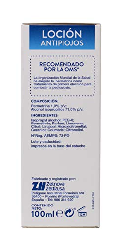 Loción Cupex ZZ Tratamiento Antipiojos, 100 ml