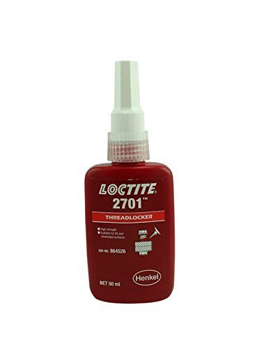 Loctite Henkel genuina 2701 Maximum Strength - Adhesivo de roscas - 50 Ml