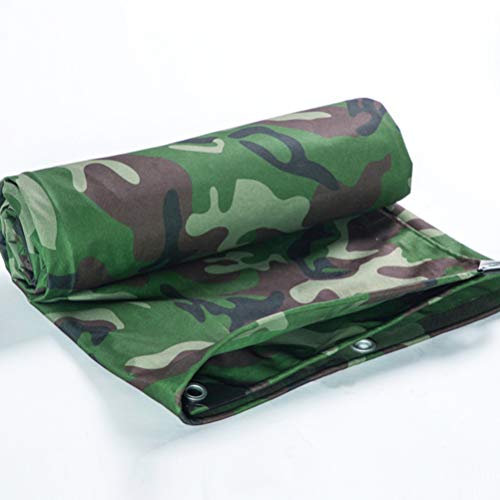 Lona Impermeable Lona De Camuflaje Impermeable Gruesa con Ojal por Metro Cuadrado 450 G ZHANGQIANG (Color : A, Size : 3x4m)