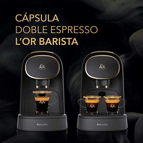 L'OR BARISTA, Cápsulas Doble Espresso Decaffeinato Intensidad 06 - Exclusivas para Cafeteras L'OR BARISTA, Pack de 5 x 10 [Total 50 cápsulas]