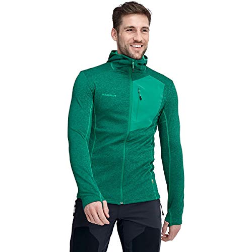 Mammut Chaqueta con Capucha Aconcagua Ml, Hombre, Light Emerald, M