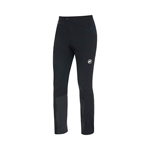 Mammut Pantalones de Softshell Aenergy para Hombre, Hombre, Pantalón Softshell, 1021-00540, Negro, 56