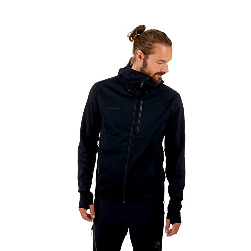 MAMMUT ULTIMATE V SO - Chaqueta, Hombre, Negro(BLACK-BLACK), S