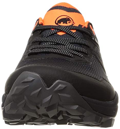 Mammut Zapatilla Sertig II Low GTX, Senderismo Hombre, Black Vibrant Orange, 42 2/3 EU