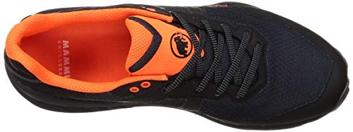 Mammut Zapatilla Sertig II Low GTX, Senderismo Hombre, Black Vibrant Orange, 42 2/3 EU