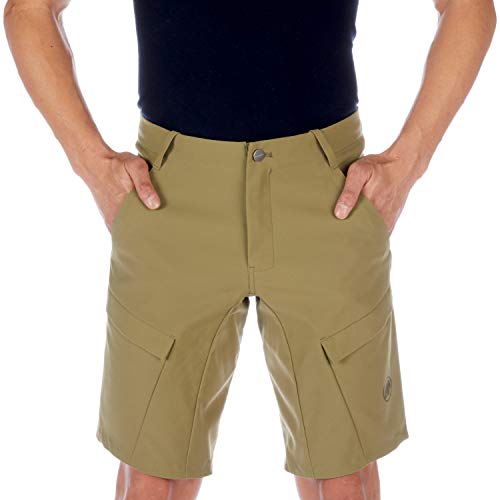 Mammut Zinal Pantalones Cortos, Hombre, Verde Oliva, 50