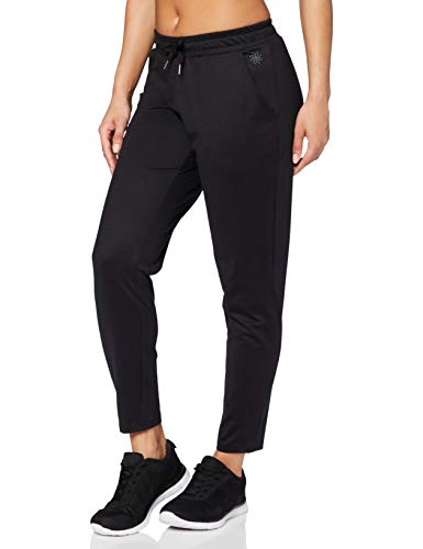 Marca Amazon - AURIQUE Joggers Clásicos Mujer, Negro (Black), 38, Label:S