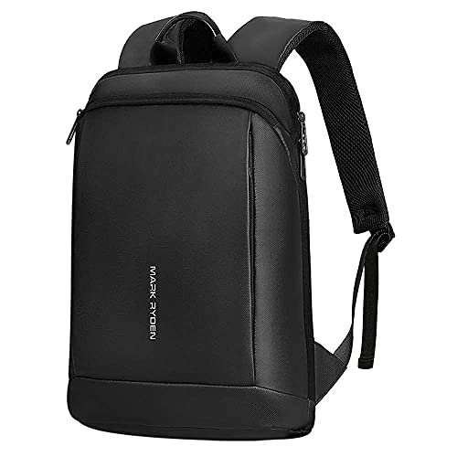 Mark Ryden Mochila para computadora portátil, Mochila de Negocios Liviana, Mochila Repelente al Agua Hombres Mujeres para computadora portátil de 15 Pulgadas, Negro