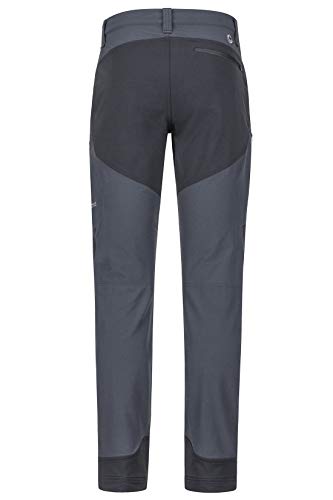 Marmot Highland Pant Pantalones Montaña Softshell, Pantalones De Senderismo, Repelente Al Agua, Transpirable, Hombre, Black, 28