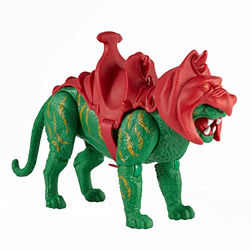 Masters of the Universe Origins Battle Cat, figura de acción para niños y niñas +6 años (Mattel GNN70)