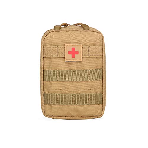 Mcdobexy Tactical Molle IFAK - Bolsa de utilidad médica con parche de primeros auxilios