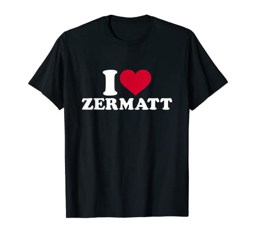 Me encanta Zermatt Camiseta