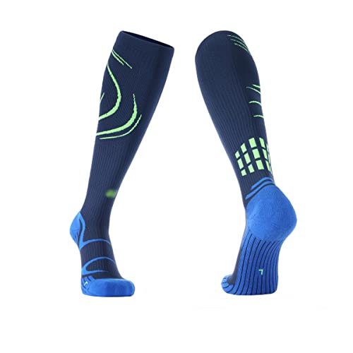 Medias Deportivas De Compresión Maratón for hombre y mujer Maratón Running de larga distancia de alta distancia Fitness Deshumidificación antideslizante Quick-Secking Resistente a la compresión Calcet