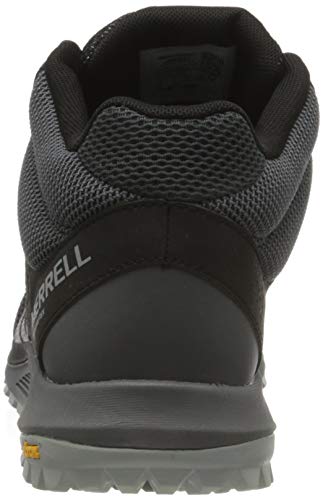 Merrell Nova 2 Mid GTX, Zapatillas para Caminar Hombre, Negro (Black), 41.5 EU