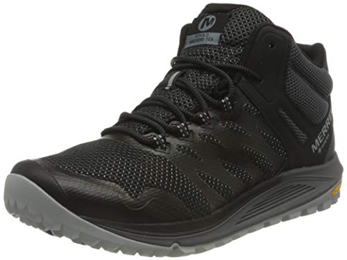 Merrell Nova 2 Mid GTX, Zapatillas para Caminar Hombre, Negro (Black), 41.5 EU