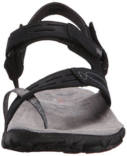 Merrell Terran Convert Ii Sandalias Deportivas para Mujer, Negro, 39 EU