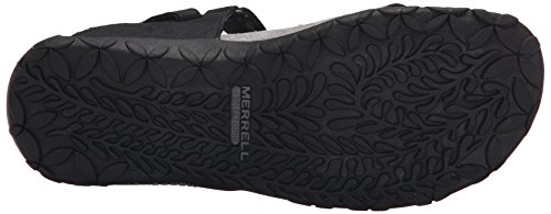 Merrell Terran Convert Ii Sandalias Deportivas para Mujer, Negro, 39 EU