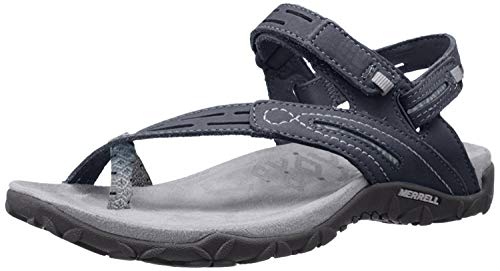 Merrell Terran Convert Ii Sandalias Deportivas para Mujer, Negro, 39 EU