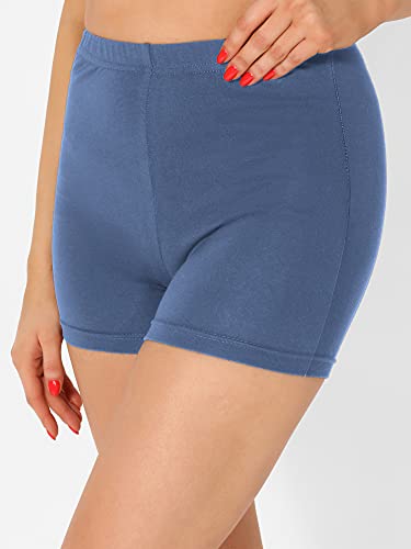 Merry Style Culote de Ciclismo Mallas Cortas Leggins de Viscosa Mujer MS10-391 (Jeans, XL)