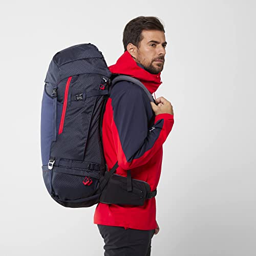 Millet - Ubic 50+10 - Mochila Unisex para Senderismo, Esquí de Fondo y Trekking - Volumen Extensible 50+10 L - Azul