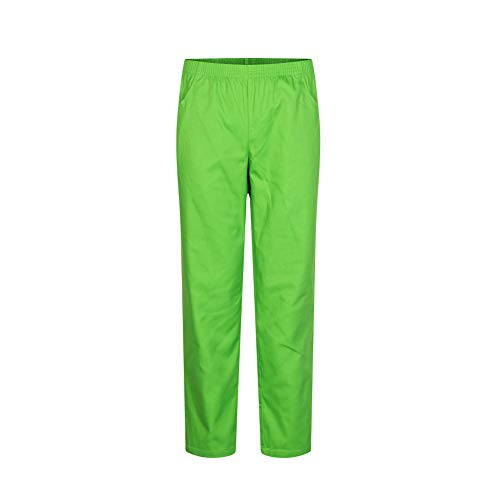 MISEMIYA - PANTALÓN Sanitarios Unisex Cintura ELÁSTICA Uniforme Laboral MÉDICO Enfermera Limpieza Veterinaria SANIDAD HOSTELERÍA- Ref.8312 - M, Verde Manzana