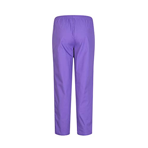 MISEMIYA - PANTALÓN Sanitarios Unisex Cintura ELÁSTICA Uniforme Laboral MÉDICO Enfermera Limpieza Veterinaria SANIDAD HOSTELERÍA- Ref.8312 - XL, Lila