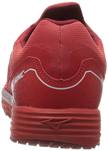 Mizuno Duel Sonic, Zapatillas de Running Hombre, Rojo (High Risk Red/Biking Red 56), 41 EU