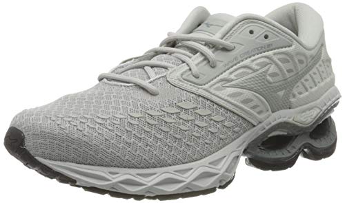 Mizuno Wave Creation 21, Zapatillas de Running Mujer, Gris (Gray/Ggray/Monument 01), 38.5 EU