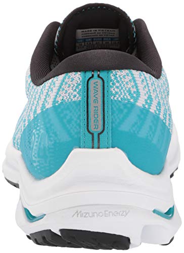 Mizuno Wave Rider 24 WAVEKNIT, Zapatillas para Correr Mujer, Nimbus Cloud Phantom, 38.5 EU