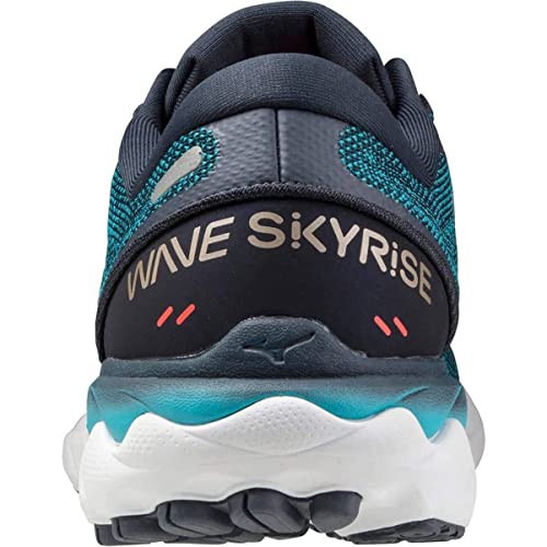 Mizuno Wave Skyrise 2, Zapatillas Hombre, Scuba Blue/Platinum Gold/India Ink, 43 EU