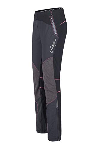 MONTURA - Pantalón de mujer pesado alpinismo Vertigo - Negro Rosa Negro - Rosa - 9004 S