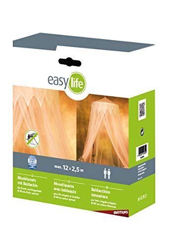 Mosquitera de cama dosel Emotions de easy life 12,5 x 2,5 m - Dosel mosquitera 5 diferentes motivos decorativos, Motiv:Sahara