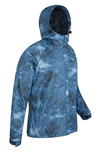 Mountain Warehouse Chaqueta Torrent para Mujer - con Capucha Ajustable e Impermeable - Fácil de Guardar - Ideal para Viajes y Senderismo Azul Marino 32