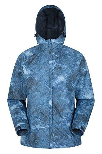 Mountain Warehouse Chaqueta Torrent para Mujer - con Capucha Ajustable e Impermeable - Fácil de Guardar - Ideal para Viajes y Senderismo Azul Marino 32