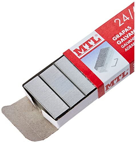 MTL 79180 - Pack de 1000 grapas galvanizadas