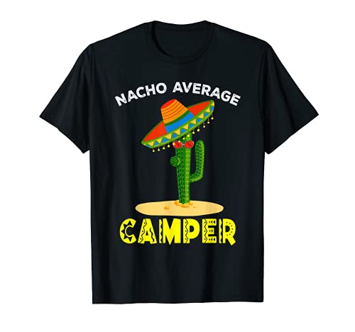 Nacho Camper Media Cinco De Mayo Fiesta Mexicana Cactus Camiseta