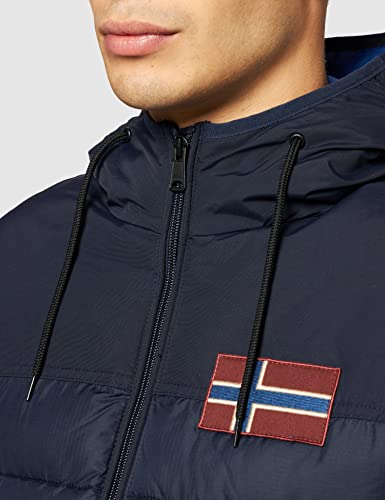 Napapijri ALOY Abrigo alternativo para hombre, azul marino, S