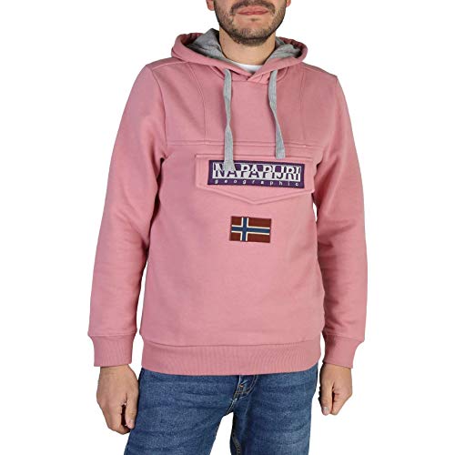 Napapijri Burgee 2 Sudadera con Capucha, Rosa (Pink Blush P79), XS para Hombre