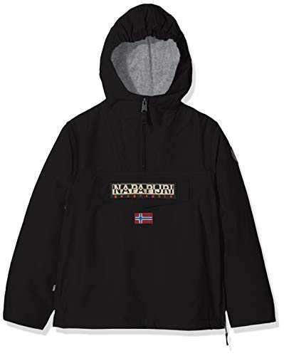 Napapijri N0YGY9, Chaqueta Para Niños, Negro (Black 041), 152 (talla del fabricante: 12 años)