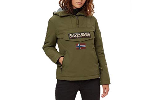 Napapijri Rainforest Pocket, Chaqueta, Verde (Green Musk Gd3), X-Large para Mujer